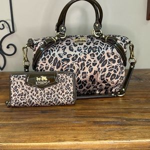 Coach Madison Sophia Satchel & Zip Around wallet